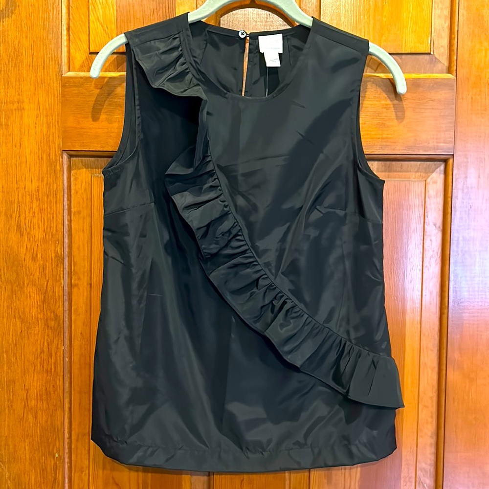 JCREW dressy ruffle tank